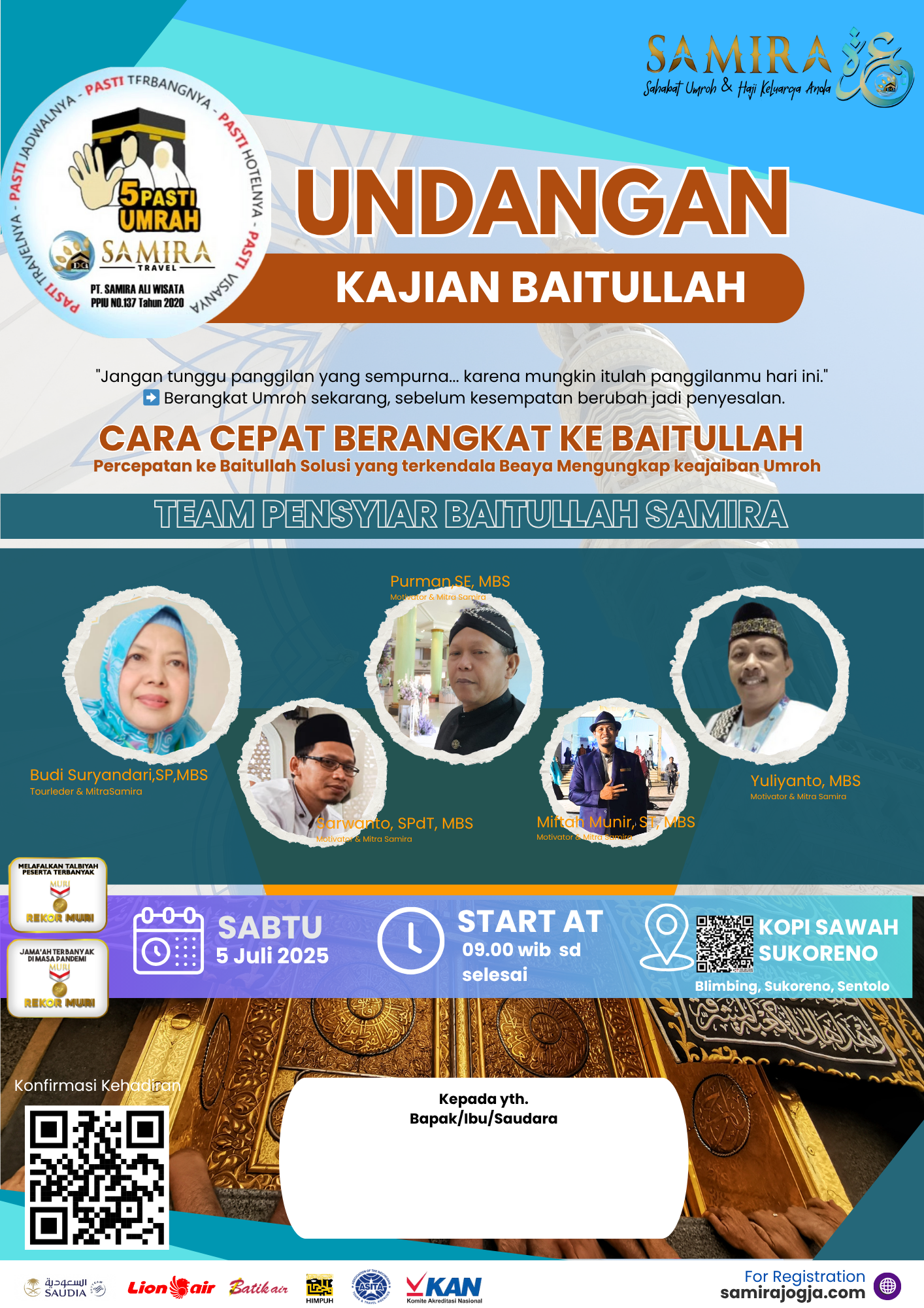 JADWAL SIU JULI 2025